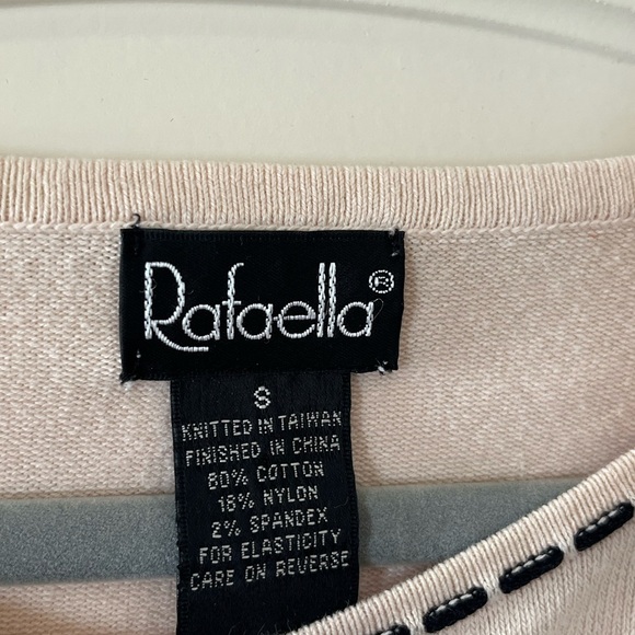 Rafaella Rich Cream Sweater Women’s Size Small - Picture 5 of 15